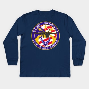 F35 Lightning II Kids Long Sleeve T-Shirt